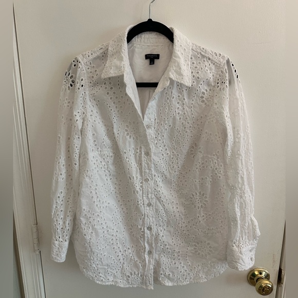 Eyelet Button Down - Picture 1 of 5